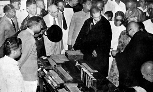 Theosophical Society - The Panchen Lama and the Dalai Lama in the Adyar Library