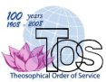 Theosophical Society - TOS Logo The TOS USA encourages inter-active participation by its members and the public in service projects to relieve suffering wherever it is found. 