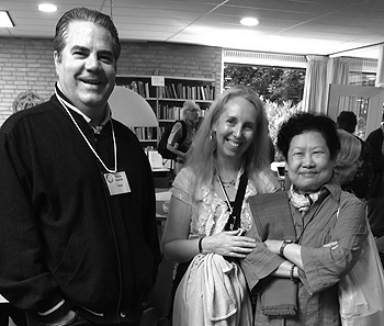 Theosophical Society - Marcos Resende, Janet Lee, and Kim-Dieu at the ITC 