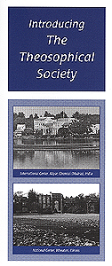 Theosophical Society - Introducing the Theosophical Society Pamphlet.  A brief introduction to the Theosophical Society.  