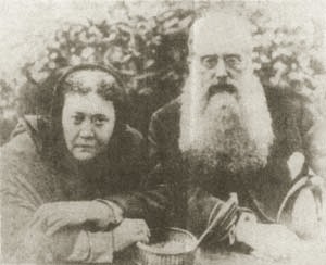 Theosophical Society - Colonel Henry Steel Olcott with Madame Helena Blavatsky was an American military officer, journalist, lawyer and the co-founder and first President of the Theosophical Society. Olcott was the first well-known American of European ancestry to make a formal conversion to Buddhism.