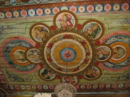 Theosophical Society - Ceiling in Temple Ceylon (Sri Lanka)