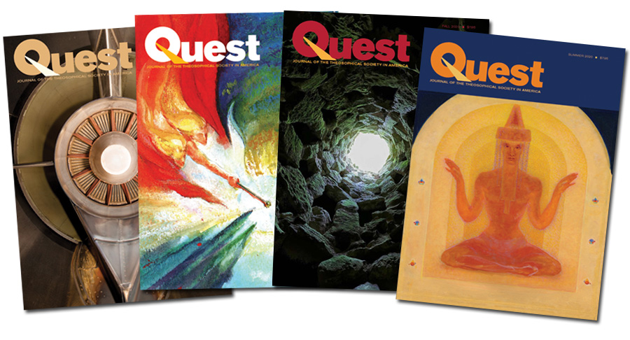 Theosophical Society - 2020 Quest Magazine Covers