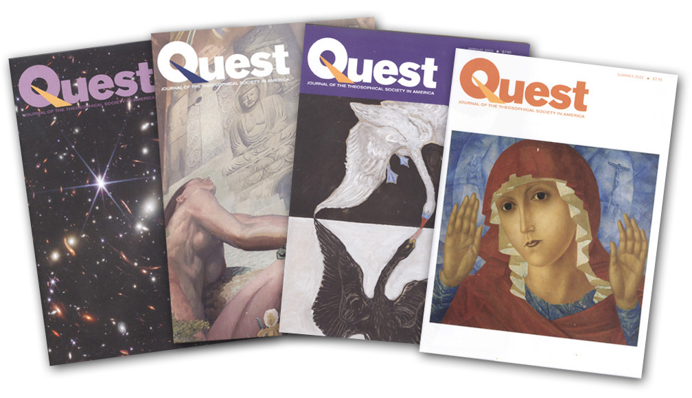 Theosophical Society - 2020 Quest Magazine Covers