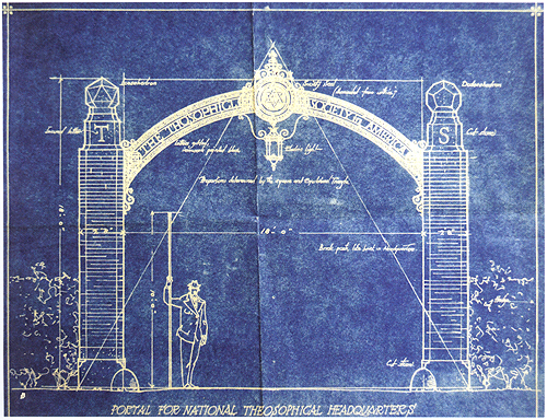 Theosophical Society arch